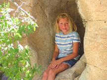 Summer found a nice spot in the shade